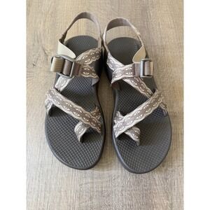 Chaco Mayan Bungee Z/1 Sandals Brown Adjustable Strap Outdoor Hiking Women Sz 10